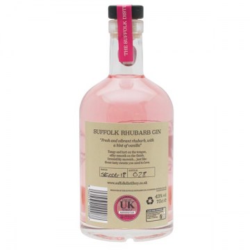 Suffolk Distillery Rhubarb Gin Back